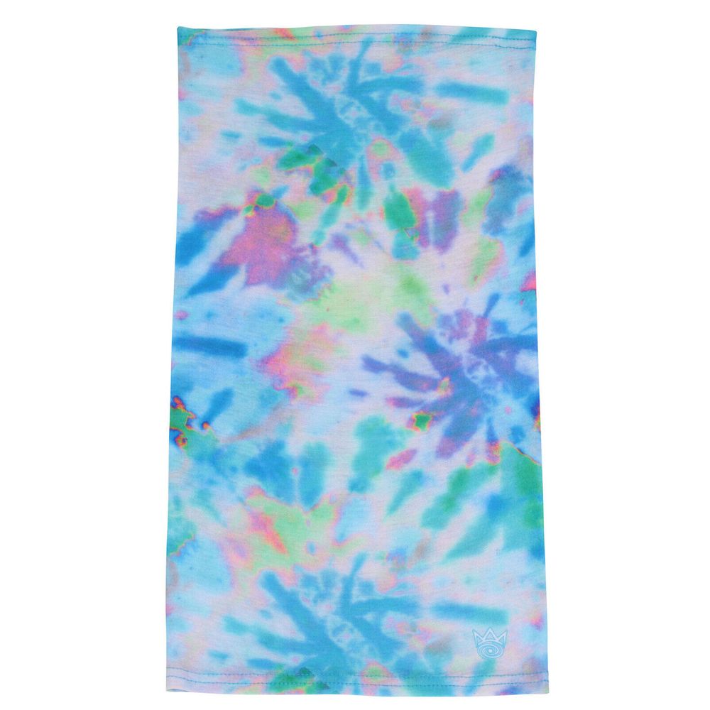 Tie Dye Face Wrap Cover Gator Mask Tube Bandana Lightweight Blue Nwt